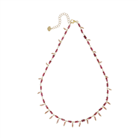 Collana Io & Te  Donna in Argento Granato CLMMGRDO